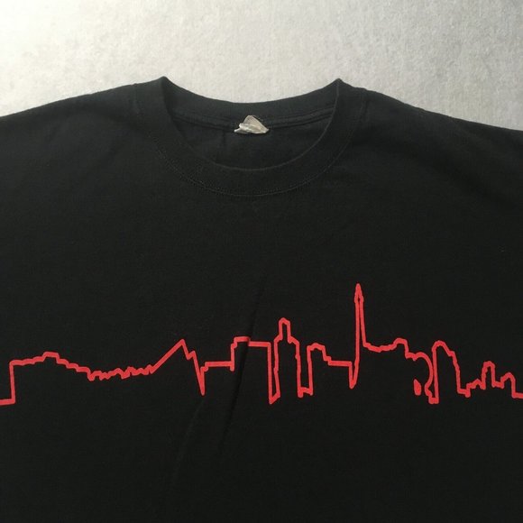 Vintage pulse night club T-Shirt Size Adult XL Las Vegas Black skyline graphic - Picture 8 of 8